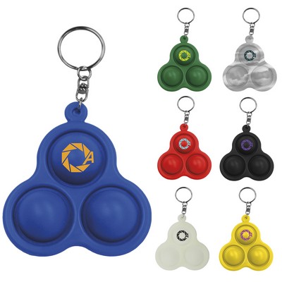 Universal Source® Pop 3 Bubbles Keychain