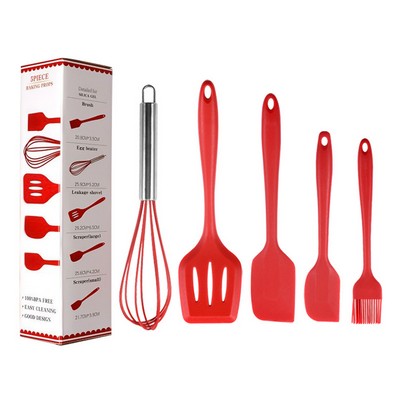 5 PCS Silicone Kitchen Utensils Set