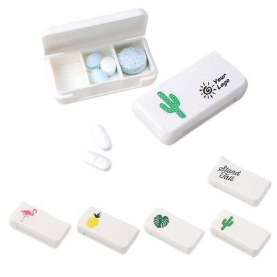 3 Compartments Pill Box