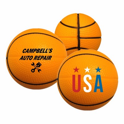 Squishy Squeeze Memory Foam Stress Reliever Basketballs