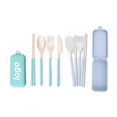 Folding Portable Picnic Tableware Set