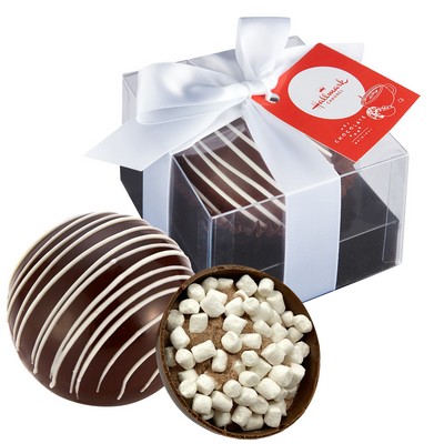 Hot Chocolate Bomb Gift Box w/ Hang Tag - Original Flavor - Classic Dark Chocolate