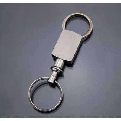 Metal Valet Detachable Keychain