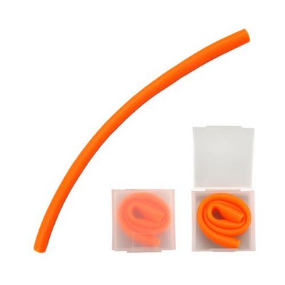 Folding Silicone Straw with Case