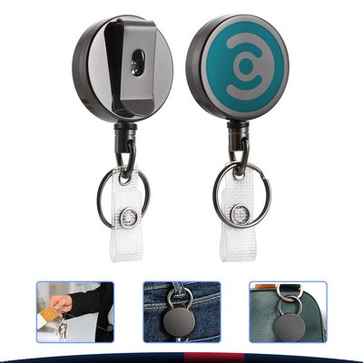 Badge Reel Keychain