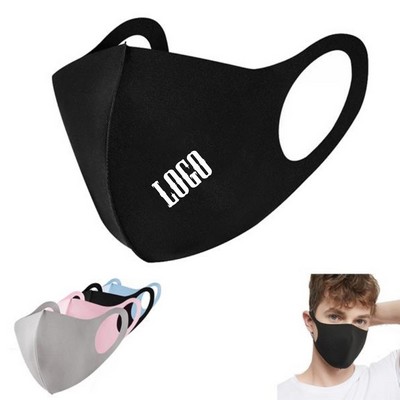 Reusable Black Silk Athletic Mask