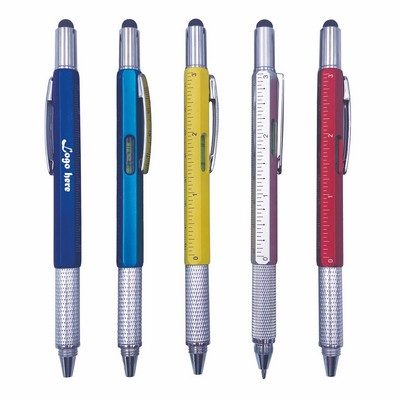 6 In 1 Metal Stylus Tool Pen