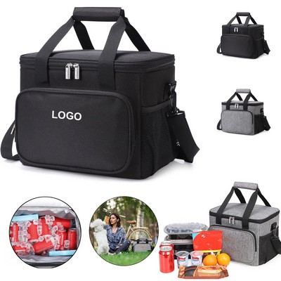 Large Insulated Lunch Bag 24 Can Cooler Tote