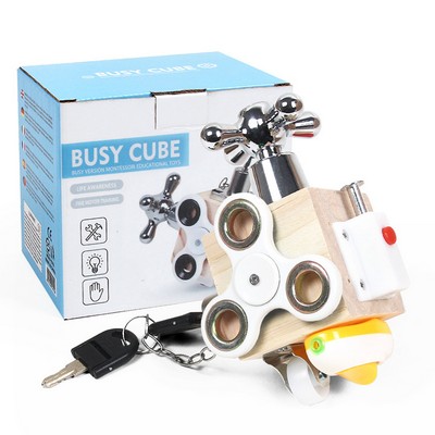 Busy Activity Cube for Toddlers, Children, and Baby's