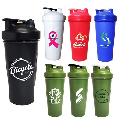 27oz Solid Fitness Shaker Bottle