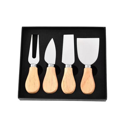 Exquisite 4-Piece Cheese Knives Set