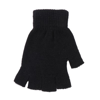 Acrylic Half Finger Fingerless Gloves