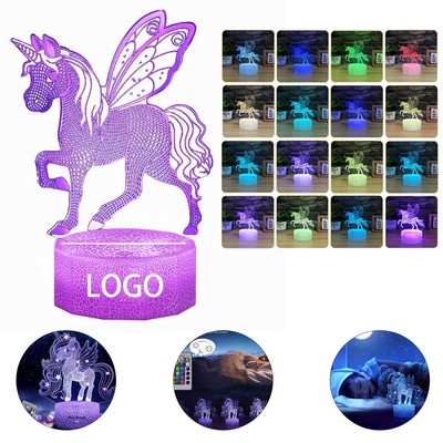 3D Optical Illusion Night Light