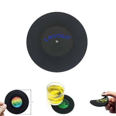 Vinyl Record Coaster