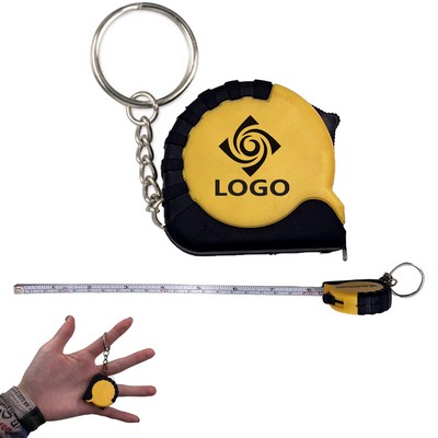 Retractable Tape Measure Key Chain