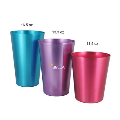 11.5 Oz 13.3Oz 16.5Oz Reusable Aluminum Water Tumblers