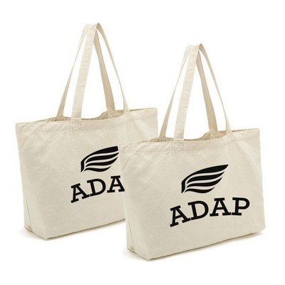 Customizable Logo Canvas Tote Bag for Eco-Friendly Shopping