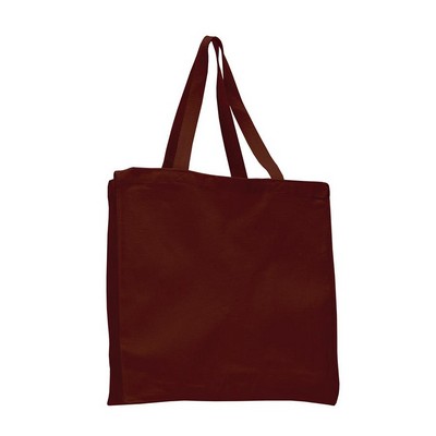 Cotton Canvas Gusset Tote