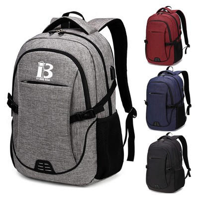 17 Inch Laptop Backpack With Usb Charging Port