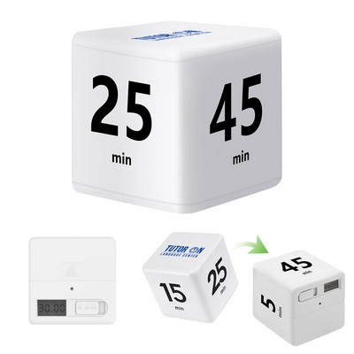 Cube Pomodoro Timer - 5/15/25/45 mins