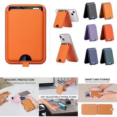 Magnetic Wallet Card Holder Adjustable Stand