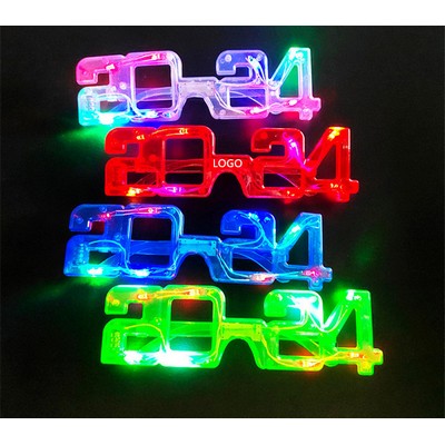 2024 New Year Light Up Glasses