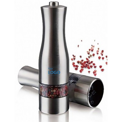 Electric Adjustable Salt and Pepper Grinder