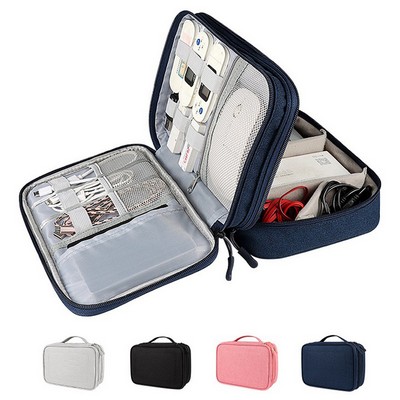 Portable Travel Electronics Organizer Bag - Storage Package