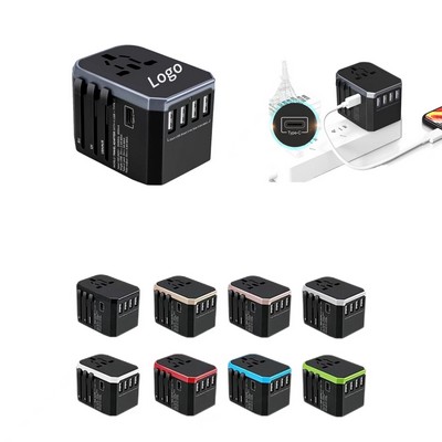 5 USB Port Universal Travel Adapter