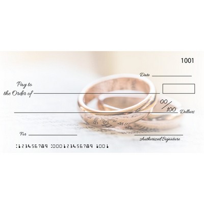 Custom Wedding Ring Big Checks