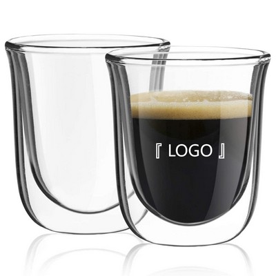 2 Oz Double Walled Espresso Glasses