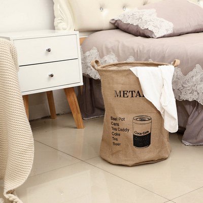 Jute Laundry Basket