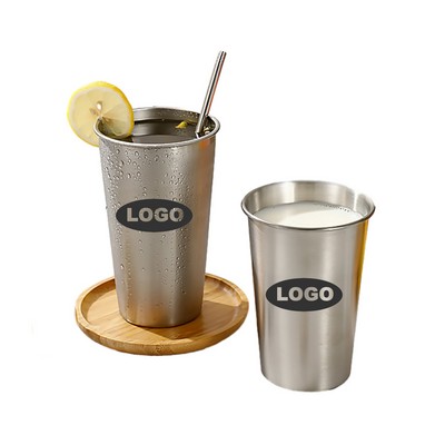 16 Oz Stainless Steel Pint Cup