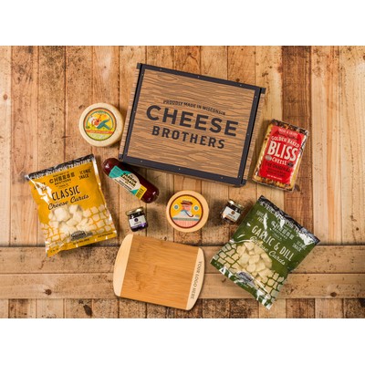 Cheese Bros. Taste of Wisconsin Gift Pack (Cheeses, Board +)