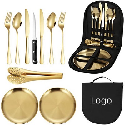 Portable Cutlery Set For 2 Person