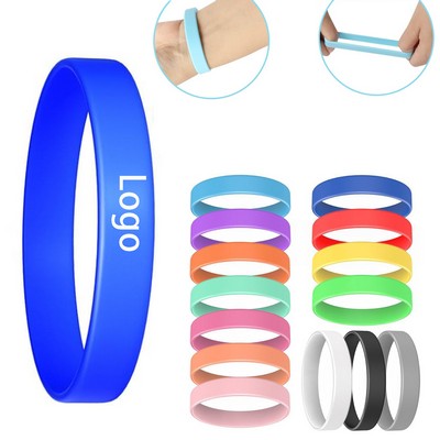 Silicone Wristbands Rubber Bracelets Printed