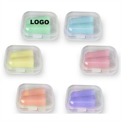 Anti-noise Foam Earplug w/ Reusable Case