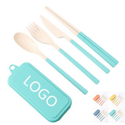 High Quality Reusable Travel Utensils Set With Case