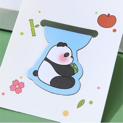 Custom Shaped Panda Magnetic Bookmark Book Marker Clip for School, Book Club Animal Book Clip