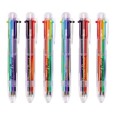 6-in-1 Multicolor Ballpoint Pen