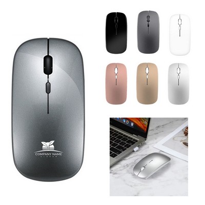 Wireless Mouse, Slim Silent Mouse 2.4G Portable Mobile Optical Office Mouse for Notebook, PC, Laptop