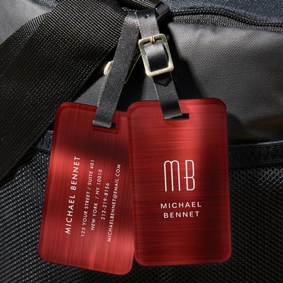 Custom Molded Metal Luggage Tags