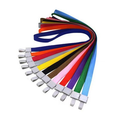 Durable Flat Nylon Neck Lanyards