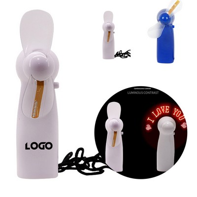 Portable Handheld LED USB Charging Mini Light Fan