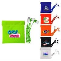 Colorful Type C Ear Bud Pop Up Pouch