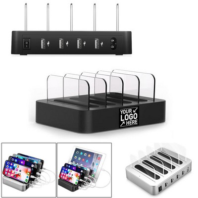 4 Port USB Charging Station