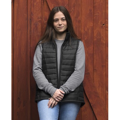 Quilted vest - women