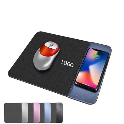 15W Fast Wireless Charging Gaming Mouse Pad Waterproof Non-Slip Mat