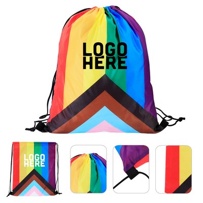 LGBT Gay Pride Drawstring Backpack