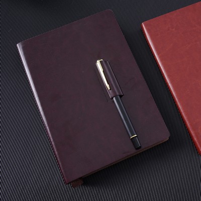 A5 Soft Cover Notebook with Pen Slot